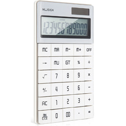 Калькулятор Deli ENS041 (белый)