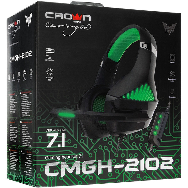 Наушники CrownMicro CMGH-2102