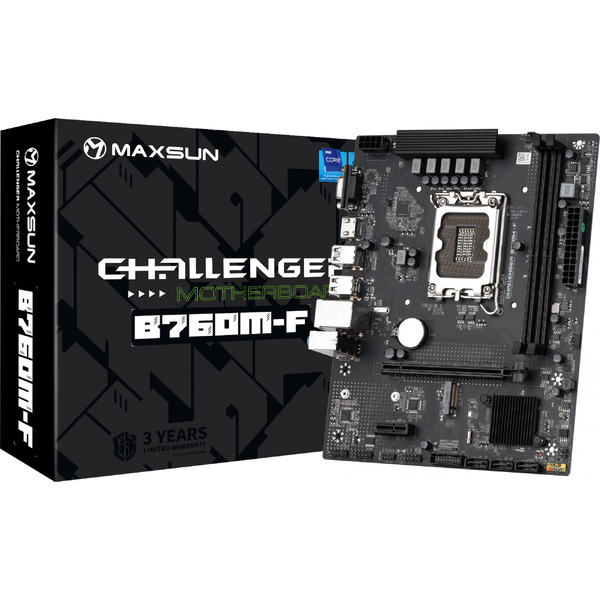 Материнская плата Maxsun Challenger B760M-F