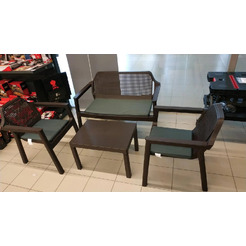 Набор садовой мебели Adriano EASY COMFORT Р6037ГР (графит)