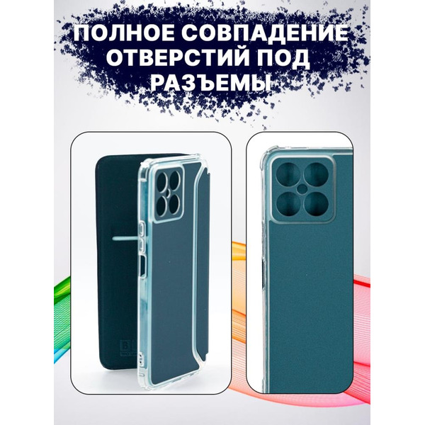 Чехол-книга Bingo Corner для HONOR X8 Зеленый
