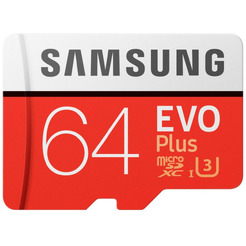 Карта памяти microSD SAMSUNG EVO Plus 64GB (MB-MC64GA/RU)