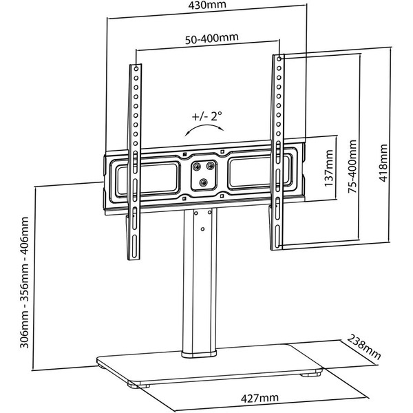 Кронштейн для ТВ Maclean MC-450