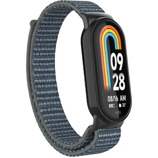 Ремешок Bingo Nylon для Xiaomi Mi Band 8 Серый