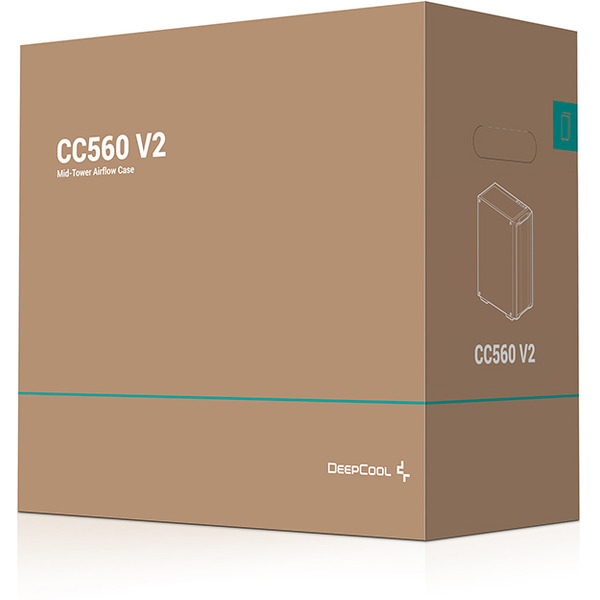 Корпус DeepCool CC560 V2 R-CC560-BKGAA4-G-2