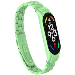 Ремешок Bingo Stainless для XIAOMI Mi Band 7 (салатовый)