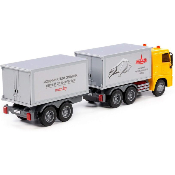 Автомобиль-фургон с прицепом Полесье 94117 МАЗ