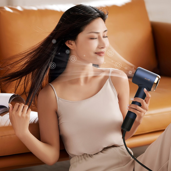 Фен для волос DEERMA DEM-CF50W (синий)