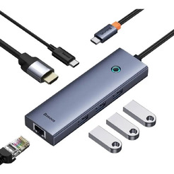 Док-станция Baseus Flite Series 6-Port Hub Docking Station B00052807813-00