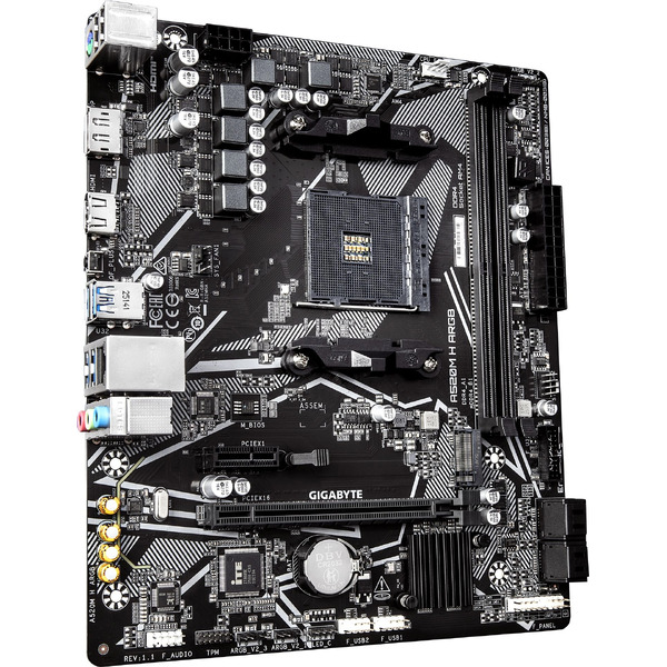 Материнская плата Gigabyte A520M H ARGB
