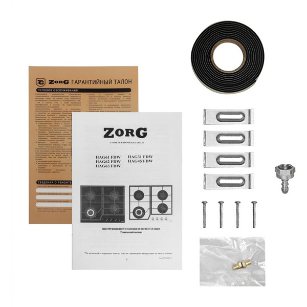 Варочная панель ZorG HAG31 FDW black