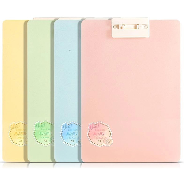 Папка-планшет с верхним прижимом DELI PE107 (ассорти)