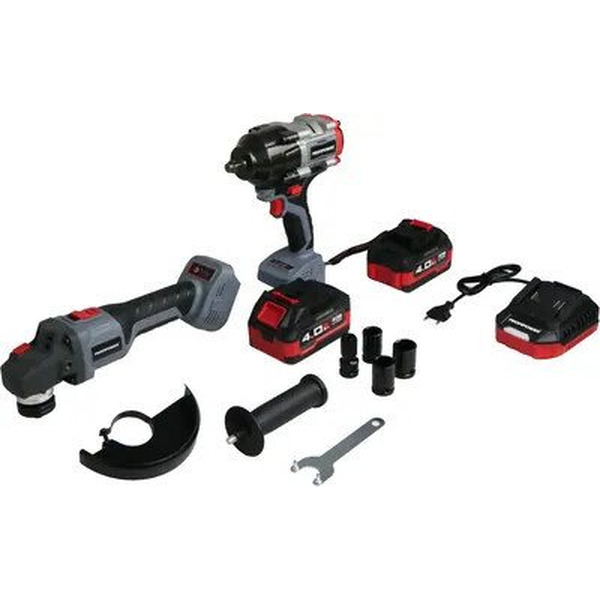 Набор электроинструментов P.I.T. PSR18-D5 + PWS125-C6 (шуруповерт, болгарка)