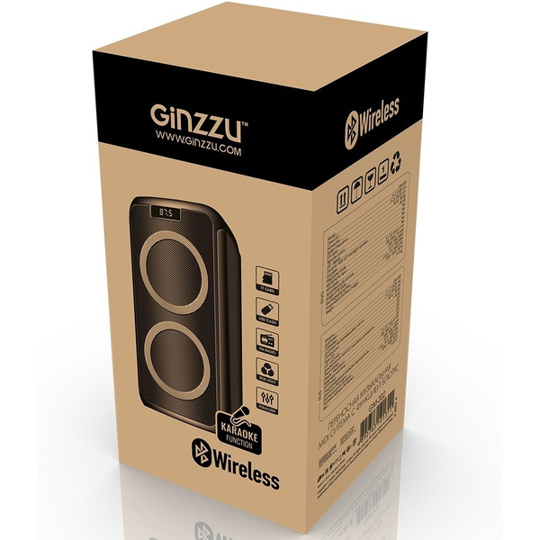 Колонка для вечеринок Ginzzu GM-202