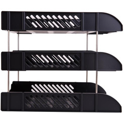 Лоток для бумаг DELI 9217BLACK