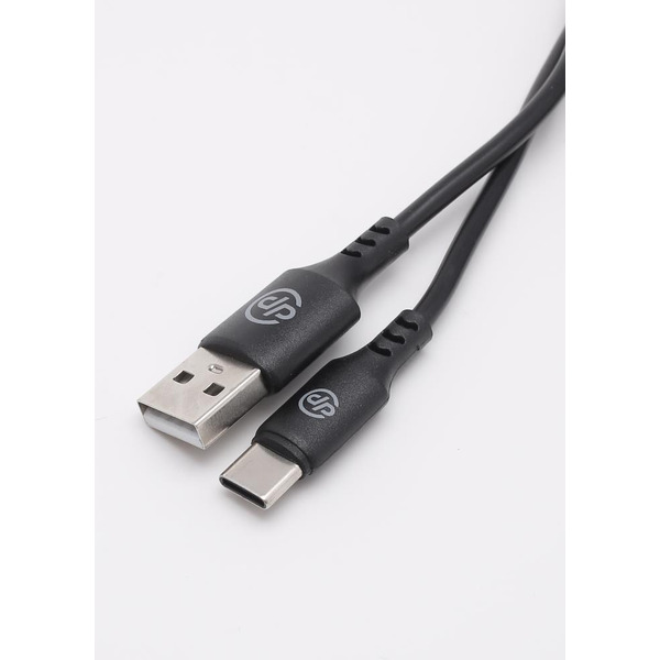 Кабель DigitalPart TC-307 USB Type-A - USB Type-C (1 м, черный)