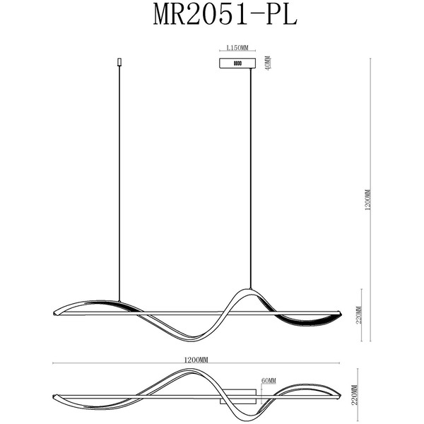 Потолочный светильник MyFar Marry MR2051-PL