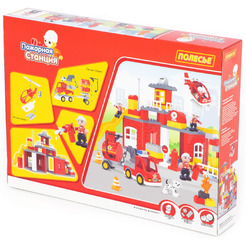 Конструктор Полесье 77493 Пожарная станция