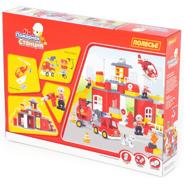 Конструктор Полесье 77493 Пожарная станция