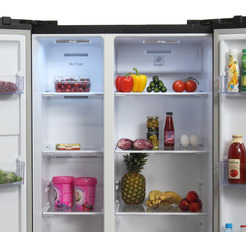 Холодильник Hyundai CS5003F (черное стекло)