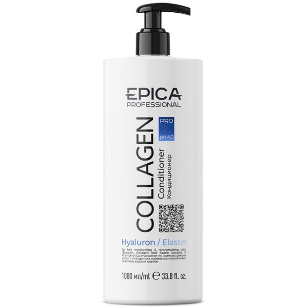 Кондиционер для увлажнения и реконструкции волос EPICA Professional Collagen PRO 1000мл