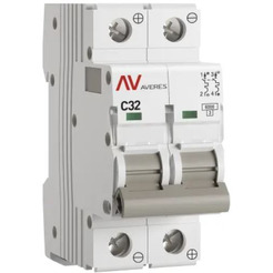 Выключатель автоматический EKF Averes AV-6 DC 2P 32A (C) 6kA