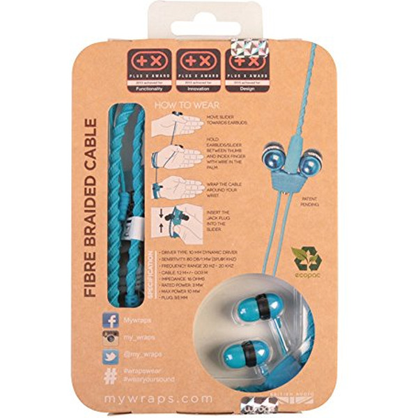 Наушники WRAPS WRAPSCBLU-V5