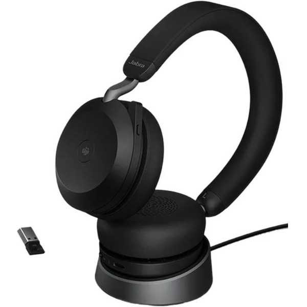 Гарнитура Jabra Evolve2 75 MS Stereo USB-A Desk (черный)