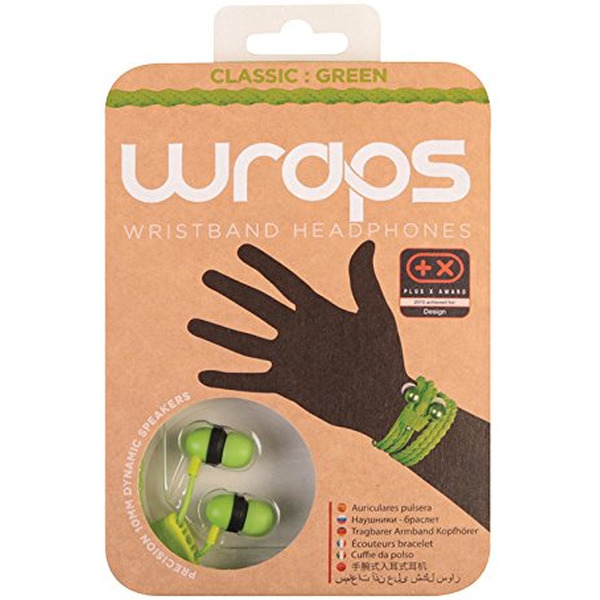Наушники WRAPS WRAPSCGRN-V5