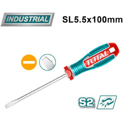 Отвертка шлицевая TOTAL SL5.5 100 мм TSDSL5100