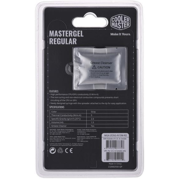 Термопаста Cooler Master Mastergel Regular MGX-ZOSG-N15M-R2
