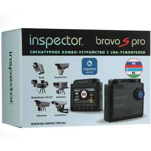 Видеорегистратор-радар детектор (2в1) Inspector Bravo S Pro