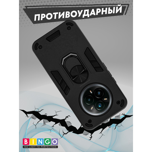 Бампер Bingo Warrior REALME 14 Pro Черный