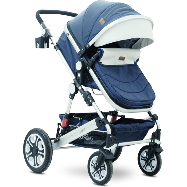 Детская коляска LORELLI Lora 3в1 (синий)