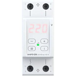 Реле напряжения Welrok D2-63 red