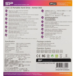 Внешний накопитель Silicon-Power Armor A60 4TB SP040TBPHDA60S3K