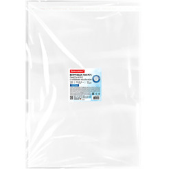 Пакеты БОПП с клеевым клапаном Brauberg 700418 (100шт, 30х40+4см, 53 мкм)