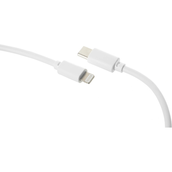 Кабель Buro USB Type-C Lightning PD18W (1 м, белый)