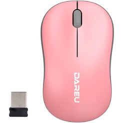 Мышь Dareu LM106G (розовый/серый)