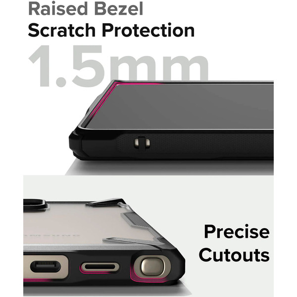 Чехол Ringke FUSION X для Galaxy S24 Ultra BLACK