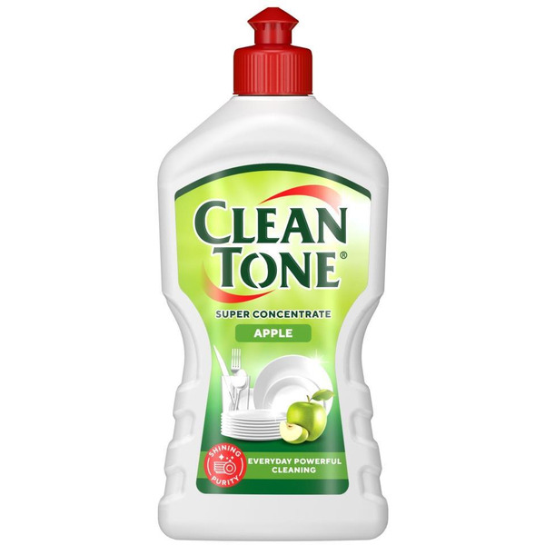 Гель для мытья посуды CLEAN TONE Суперконцентрат "ЯБЛОКО" 450мл
