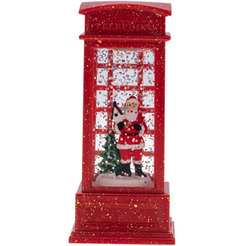 Декоративный фонарь с эффектом снегопада и подсветкой NEON-NIGHT Телефонная будка 501-185