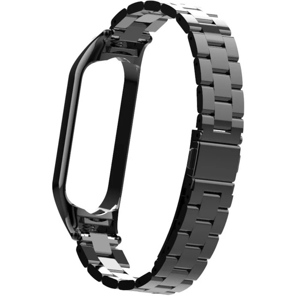Ремешок Bingo Stainless для Xiaomi Mi Band 3/4 Черный