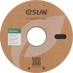 Пластиковая нить ESUN PLA-Basic 1,75 мм 1кг, black (чёрный)