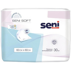 Пеленки впитывающие гигиенические одноразовые SENI SOFT (60*60) 30 шт