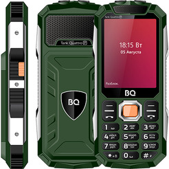 Мобильный телефон BQ-Mobile BQ-2817 Tank Quattro Power (зеленый)