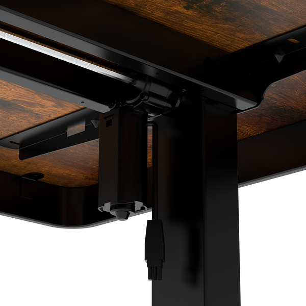 Стол с регулировкой высоты Zone51 e-Nexor 140x75 Dark Wood Z51-FLD-NEX-DW4