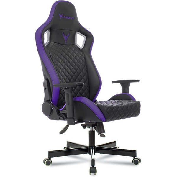 Кресло игровое Knight Outrider (1685571) черный/фиолетовый