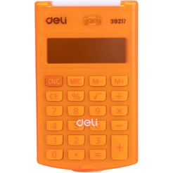 Калькулятор Deli E39217 (оранжевый)