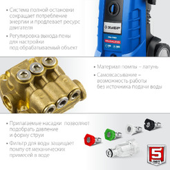 Мойка высокого давления Зубр АВД-П180